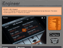 Tablet Screenshot of iengineerapp.com